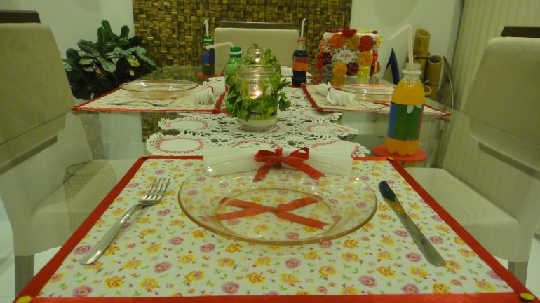 Vamos ensinar a fazer esse jogo americano no próximo post.