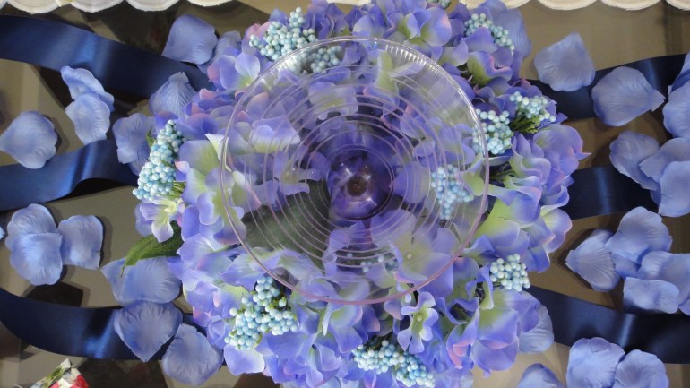 A taça ainda sem vela