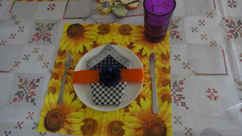 Guardanapo virou jogo americano