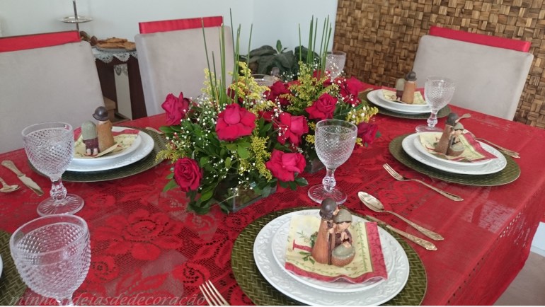 mesa de nascimento vermelha